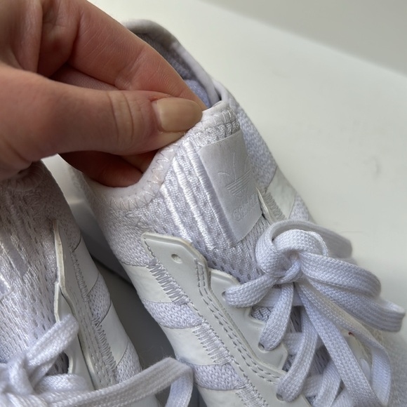 White Adidas Running Shoe - Picture 6 of 7